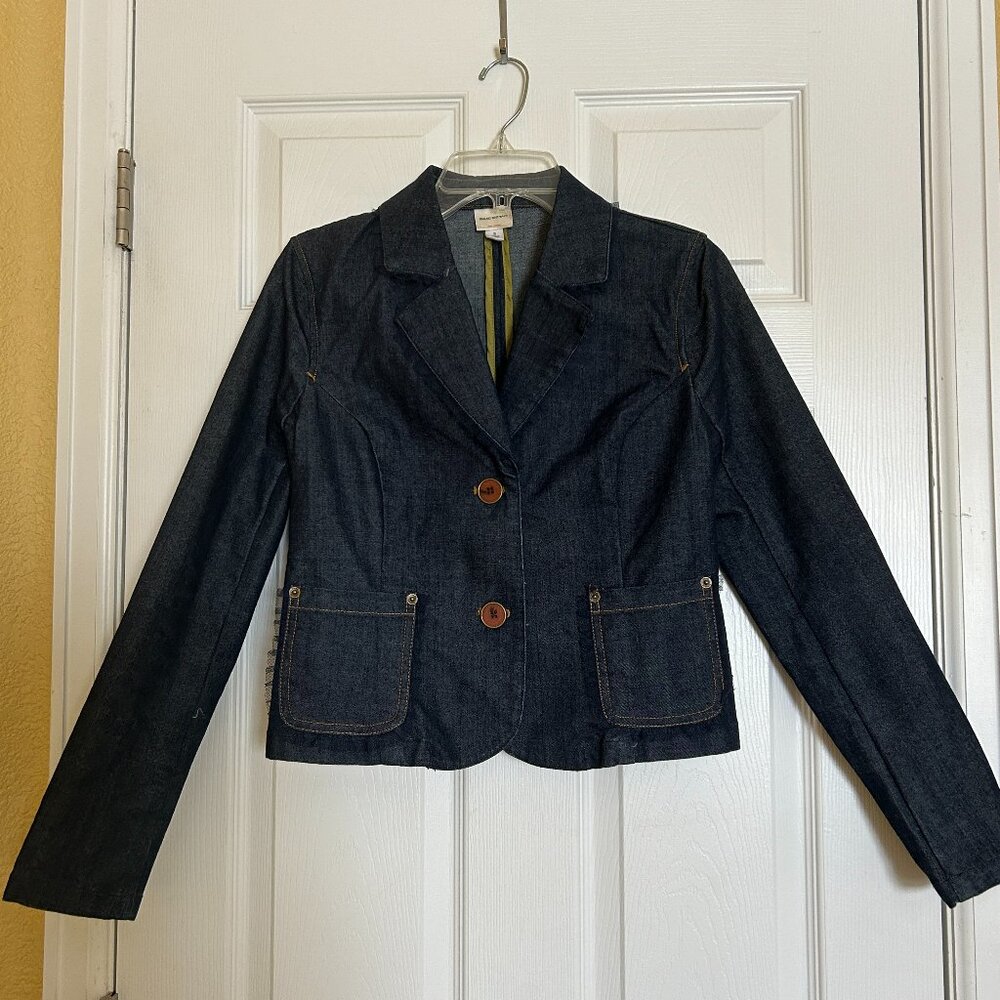 Isaac Mizrahi for Target demin blazer size S